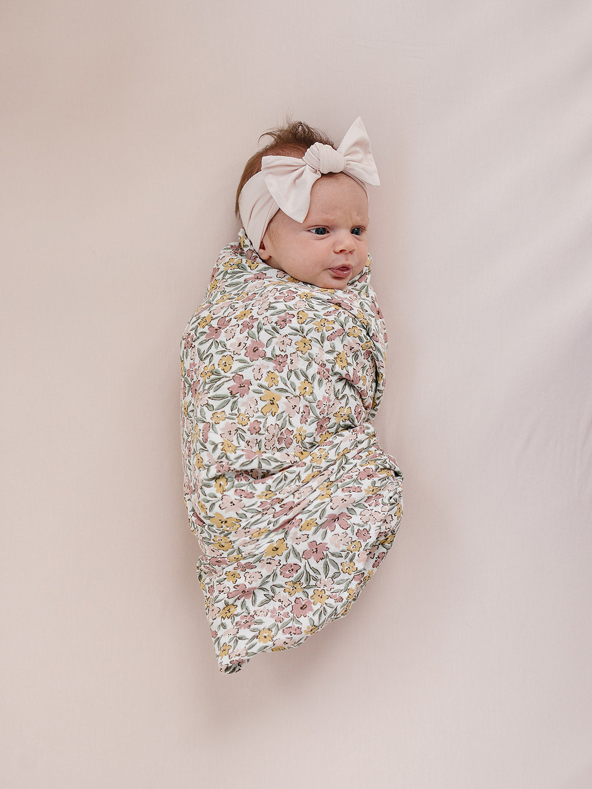 Sunny Petals Muslin Swaddle Blanket