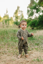 Nashville Long Sleeve Button Romper