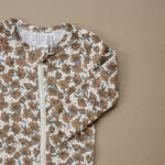Magnolia Print Zipper