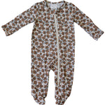 Magnolia Print Zipper