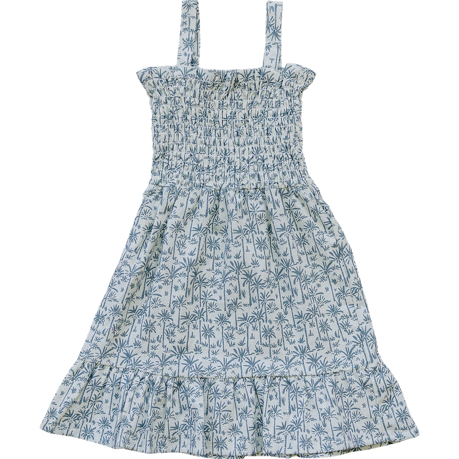 Palm Tree Linen Dress 0-3 Palm Tree Linen Dress 0-3