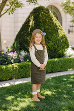 Green Corduroy Dress