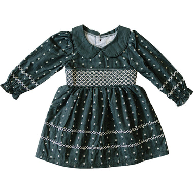 Tulip Smocked Peter Pan Collar Dress