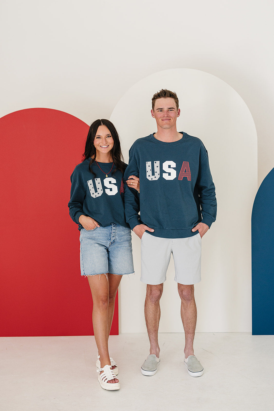 USA French Terry Crew Neck