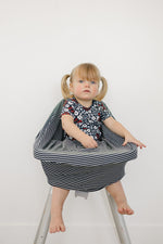 Americana Floral Ribbed Bamboo Cozy Short Set