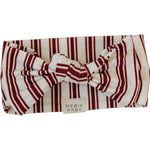 Red Stripes Bamboo Head Wrap