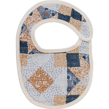 Patchwork Print Classic Muslin Bib