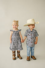 Paisley Smocked Dress
