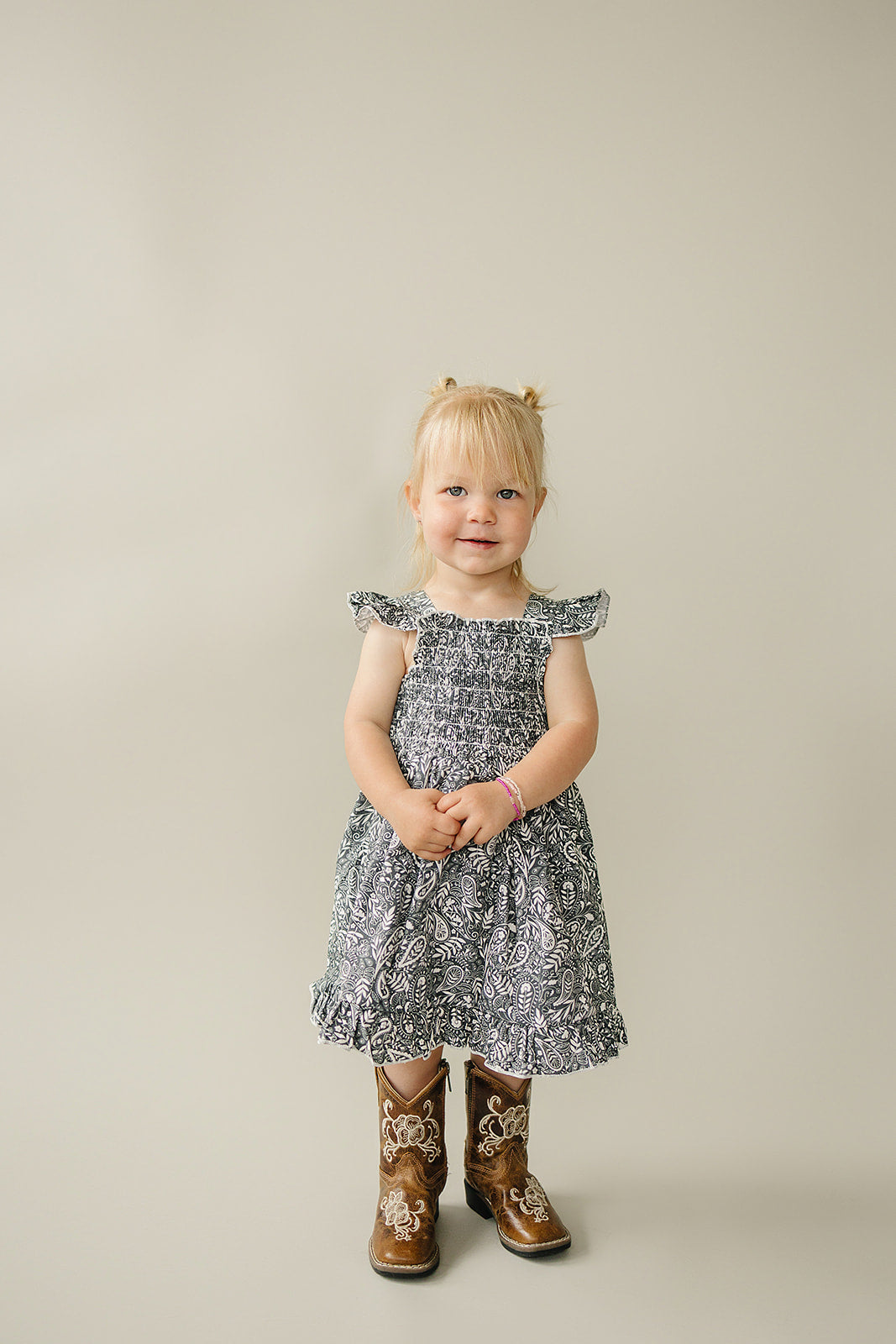 Paisley Smocked Dress