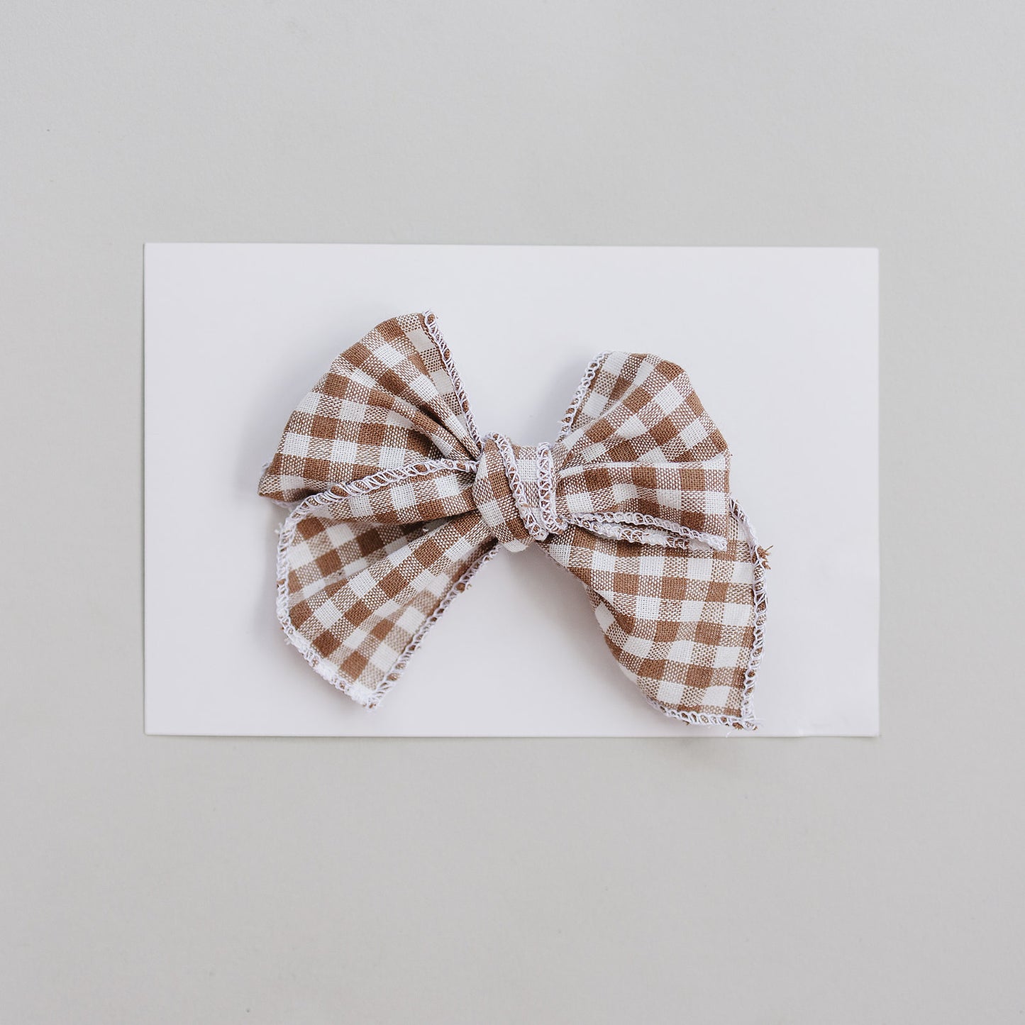 Gingham Hair Bow