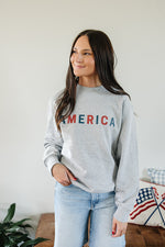 Adult Patriotic Graphic Crewneck