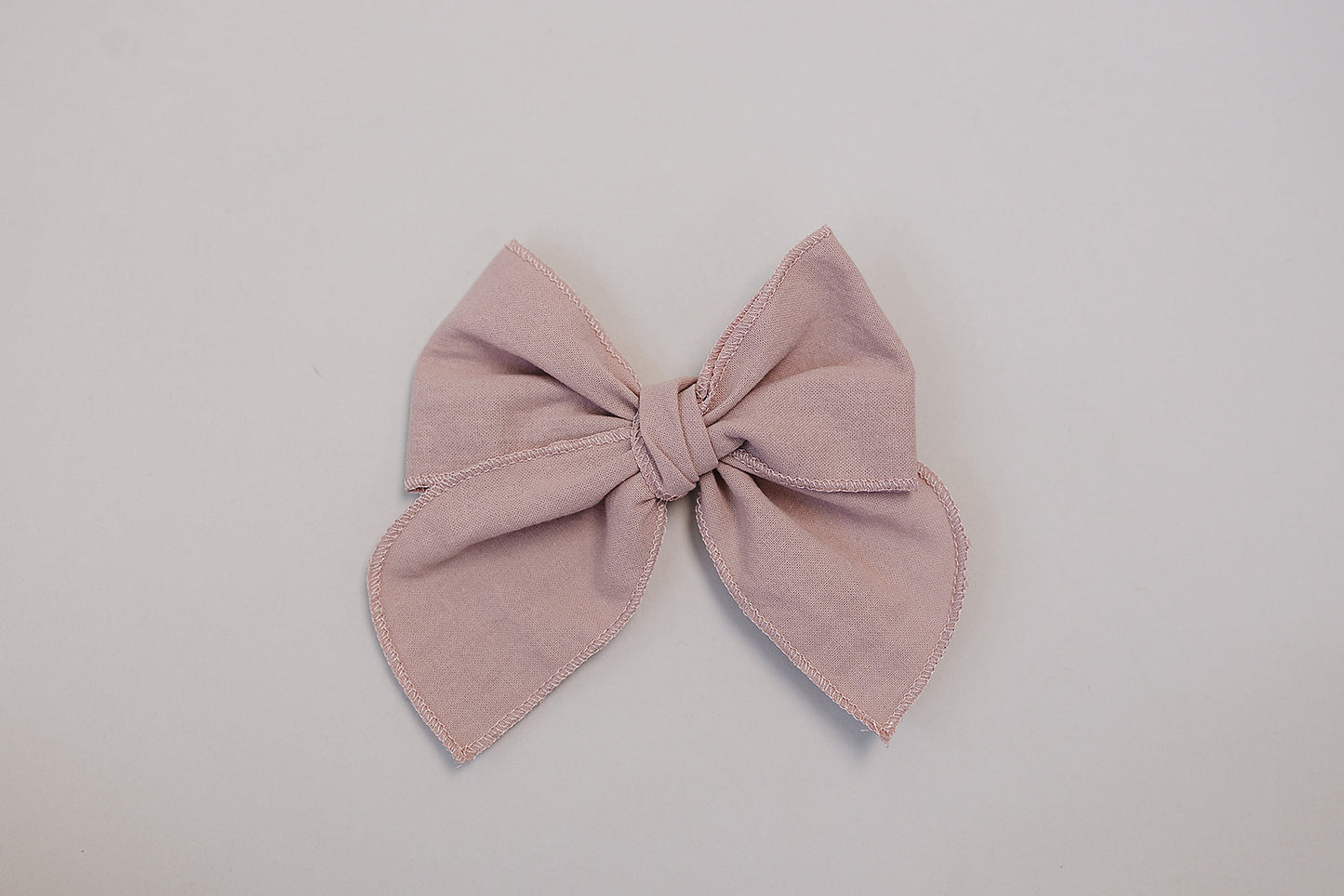 Dusty Rose Hair Bow