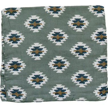 Southwest Aztec Muslin Burp Cloth