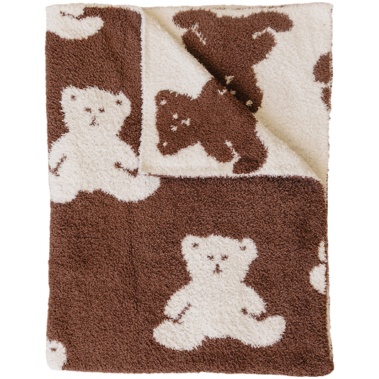 Teddy Bear Plush Blanket