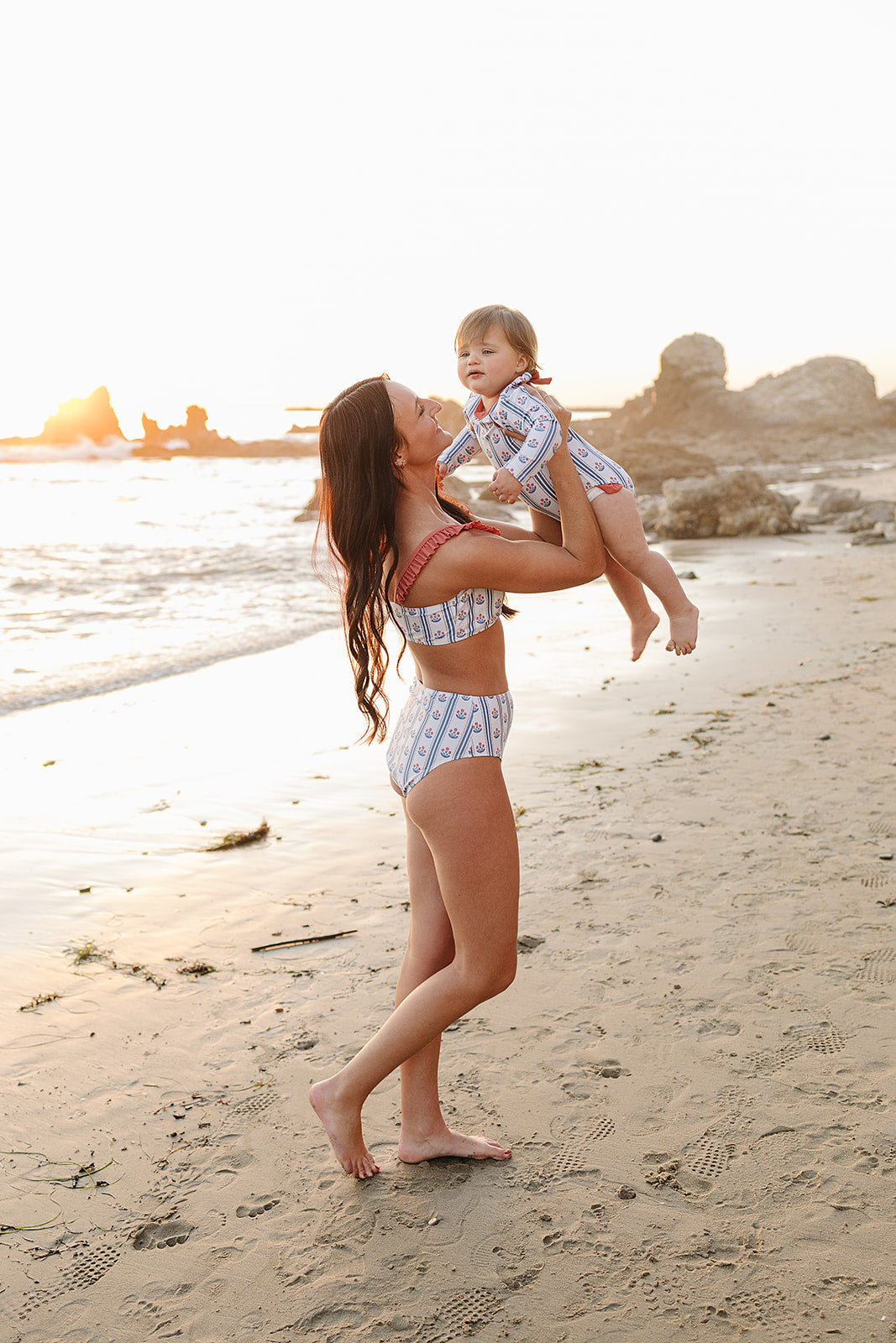 Block Print Floral Women’s Two-Piece