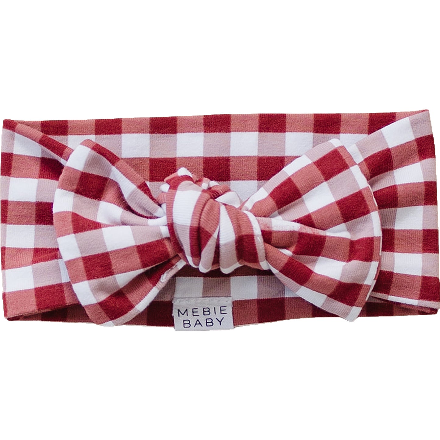 Red Gingham Head Wrap