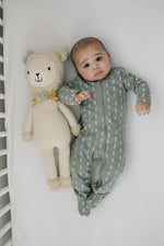 White Bamboo Stretch Crib Sheet