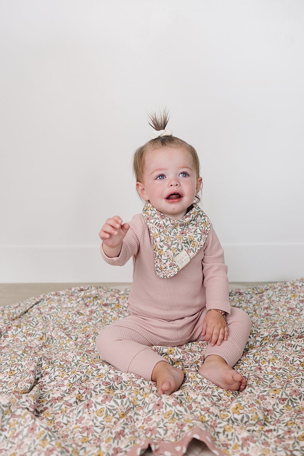 Sunny Petals Classic Muslin Bib