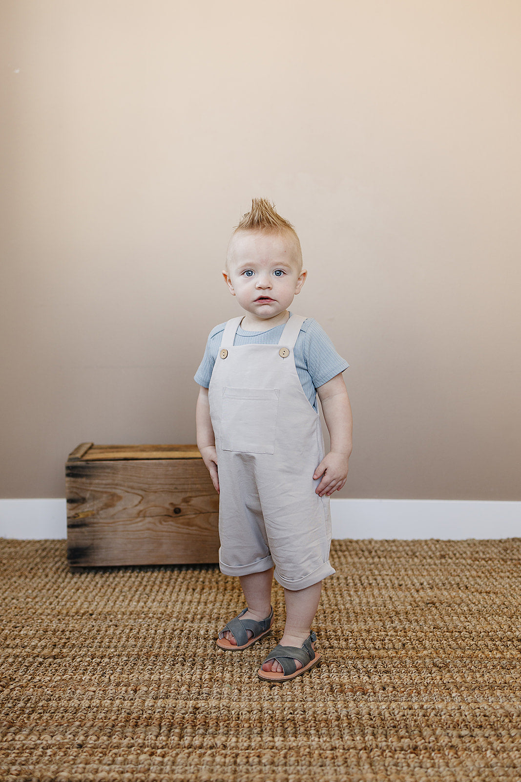 Grey Short Overall