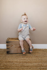 Grey Short Overall