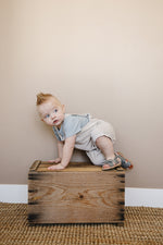 Grey Short Overall