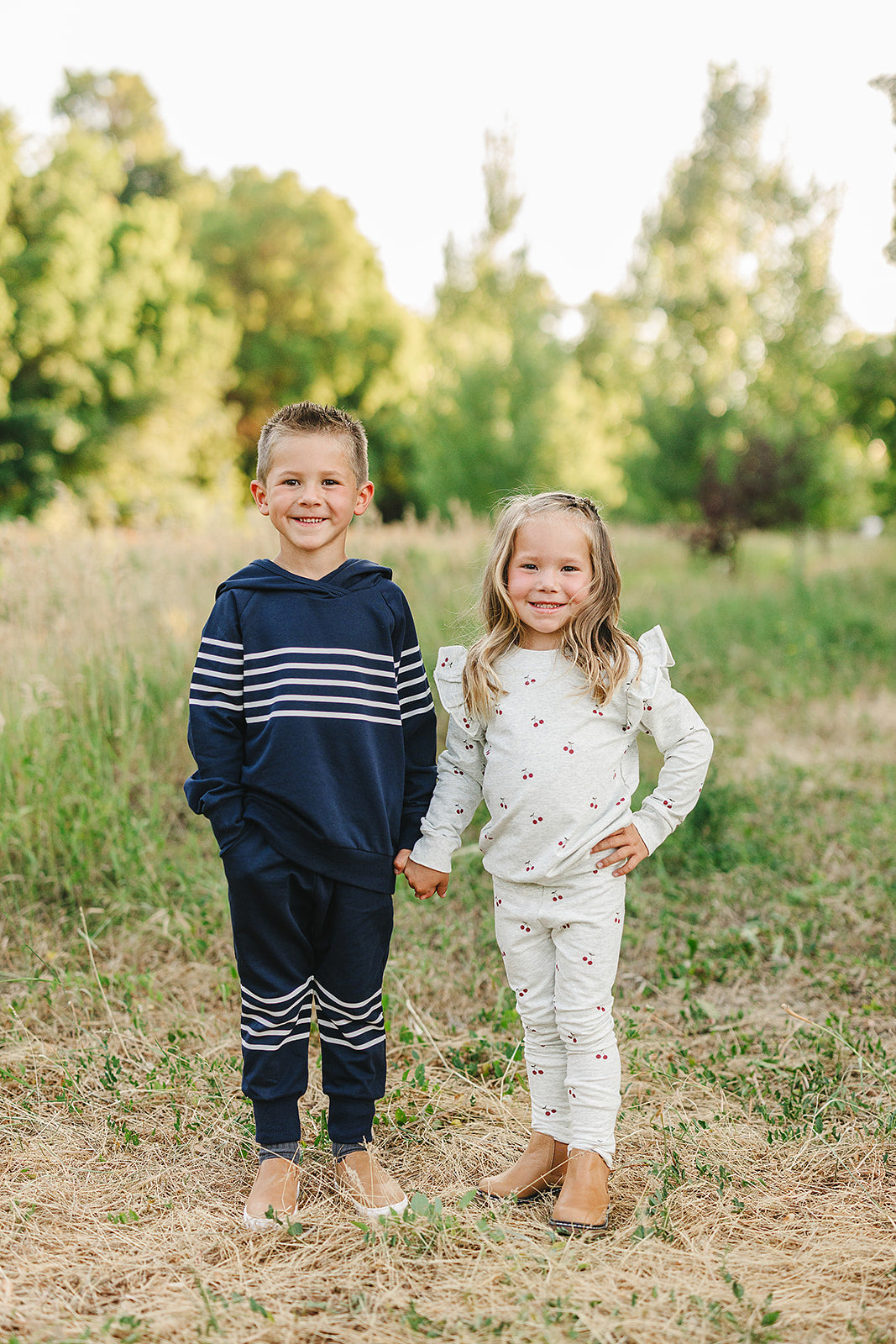 Mebie Baby Ribbon Ruffle French Terry Set