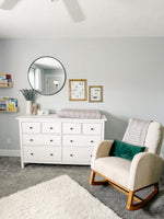 Grey Dash Changing Pad Cover
