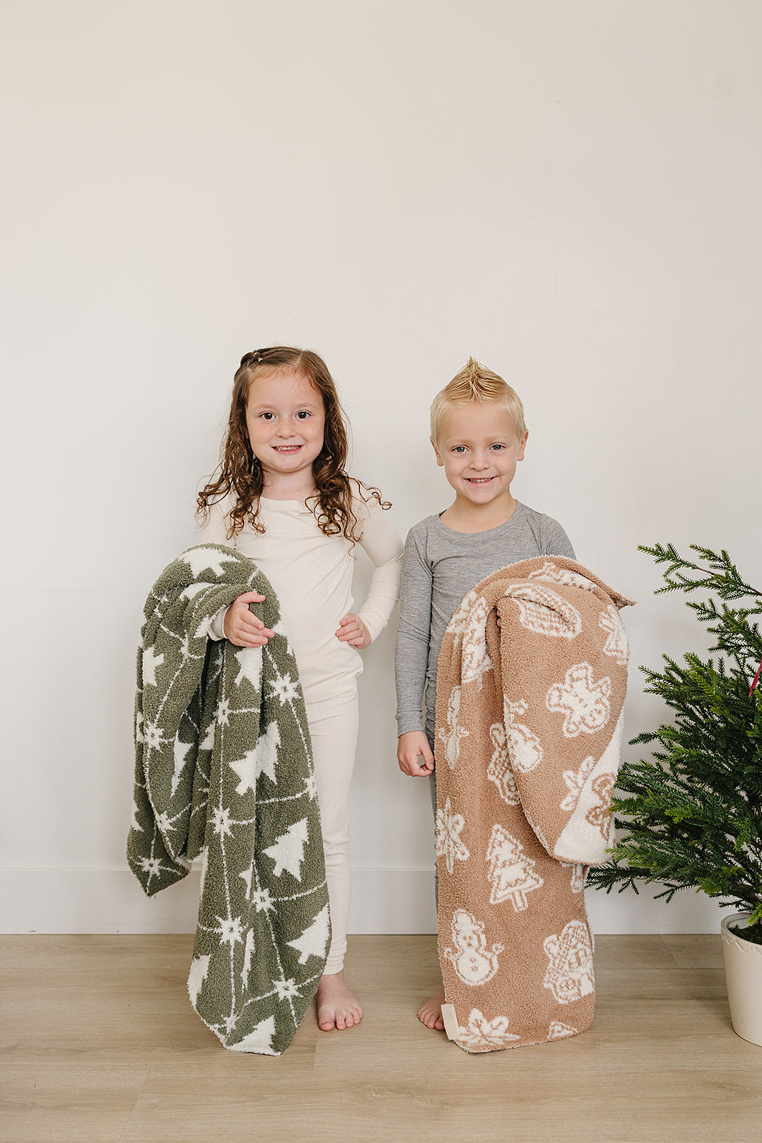 Winter Pines Plush Blanket