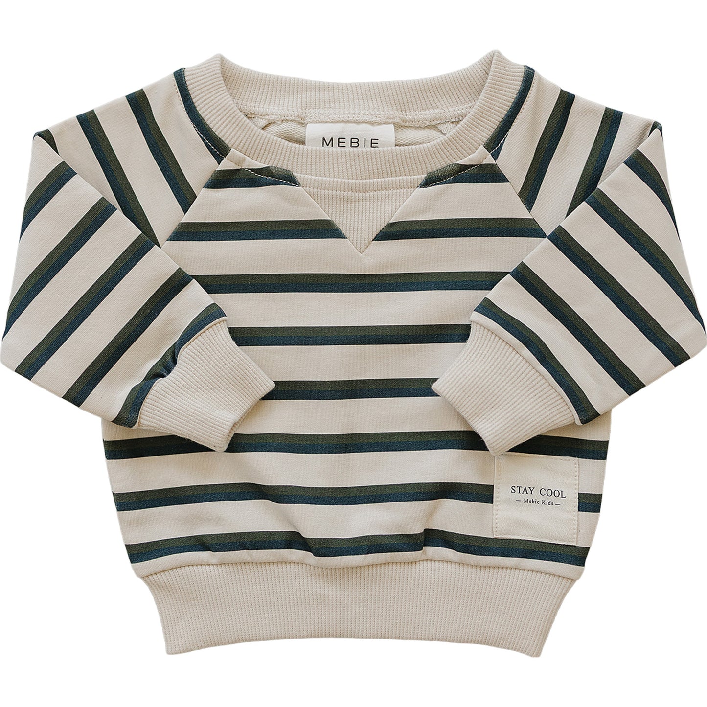 Stay Cool Striped Crewneck