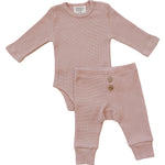 Pink Bodysuit Waffle Set