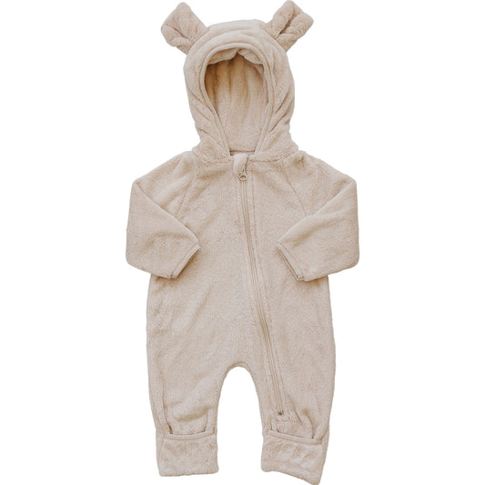 Fleece Bear Hooded Zipper
