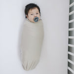 Oatmeal Bamboo Stretch Swaddle