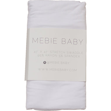 White Bamboo Stretch Swaddle