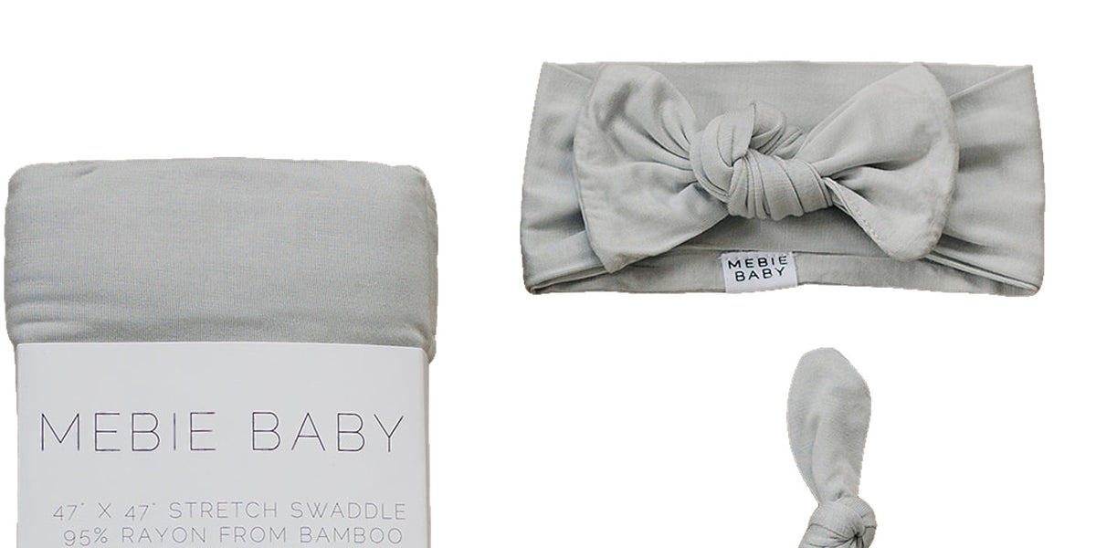 Mebie Baby Stretch Crib Sheet - Soft, Stretchy Fitted Sheet For Standard Crib Mattress | Solid Color Nursery Sheet