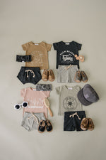 Charcoal Pocket Cotton Shorts