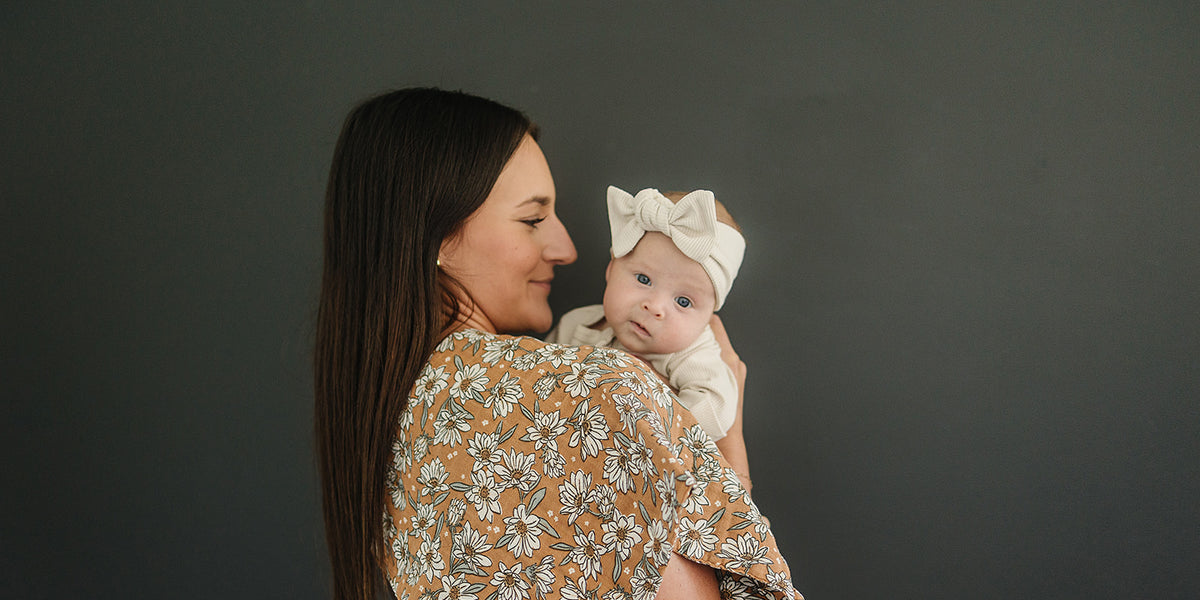 Mebie Baby Magnolia Muslin Burp Cloth