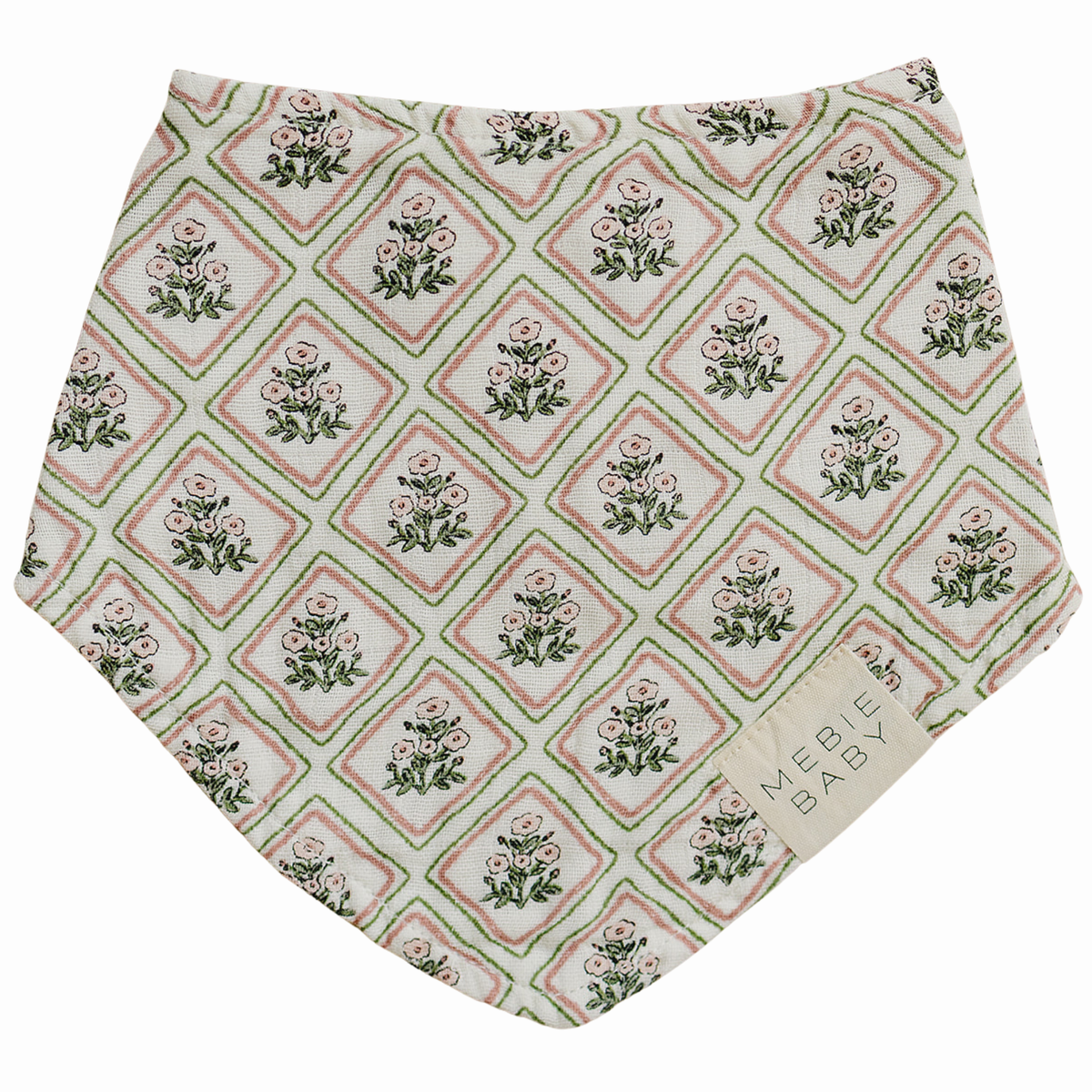 Country Garden Floral Classic Muslin Bib