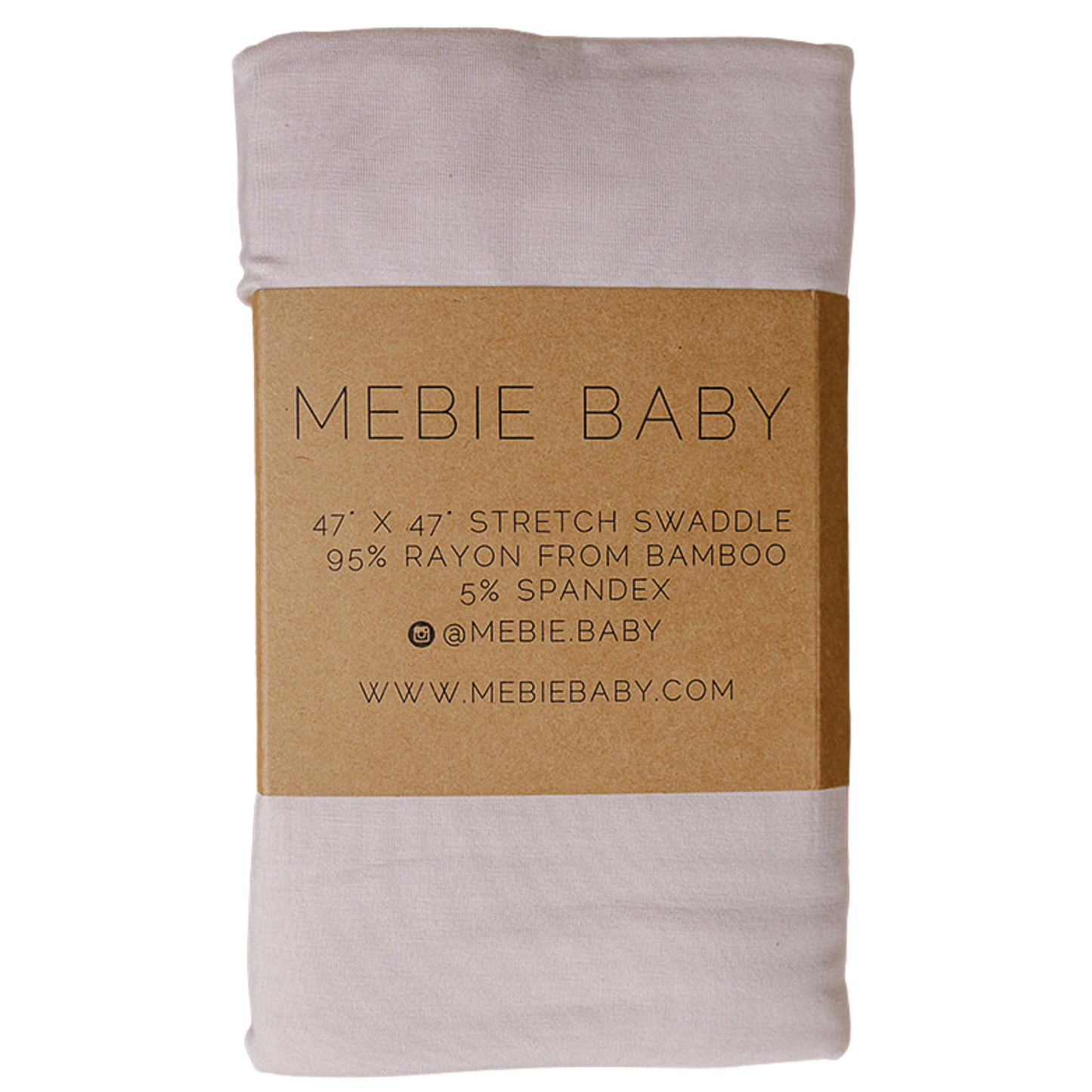 Baby Pink Bamboo Stretch Swaddle