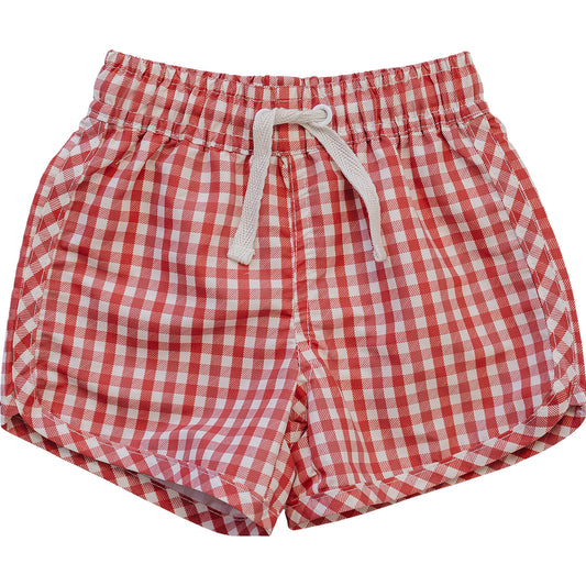 Gingham Swim Shorts