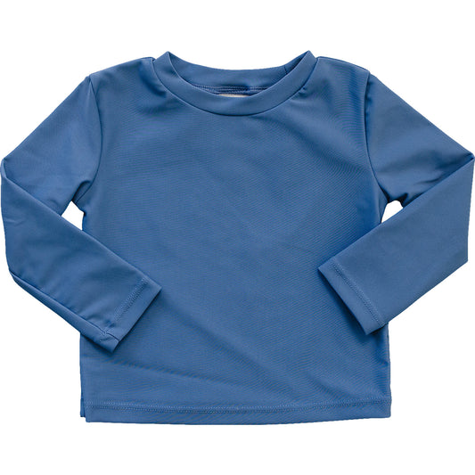 Blue Long Sleeve Rash Guard