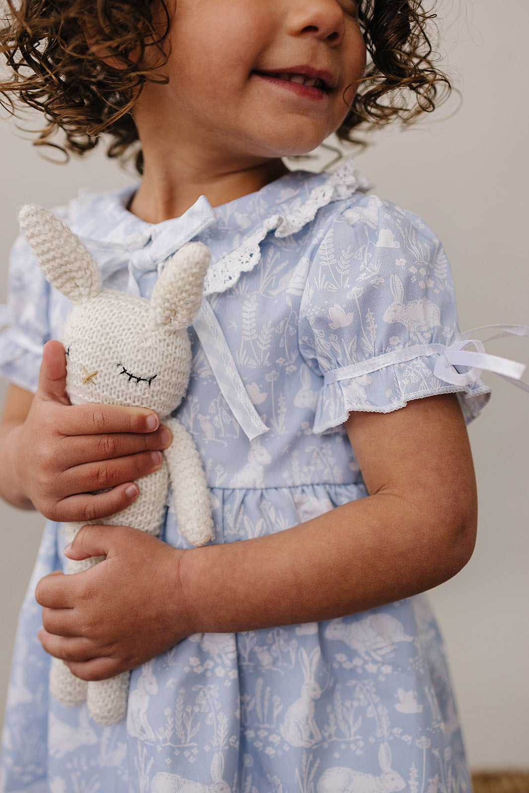 Blue Bunny Dress 3-6