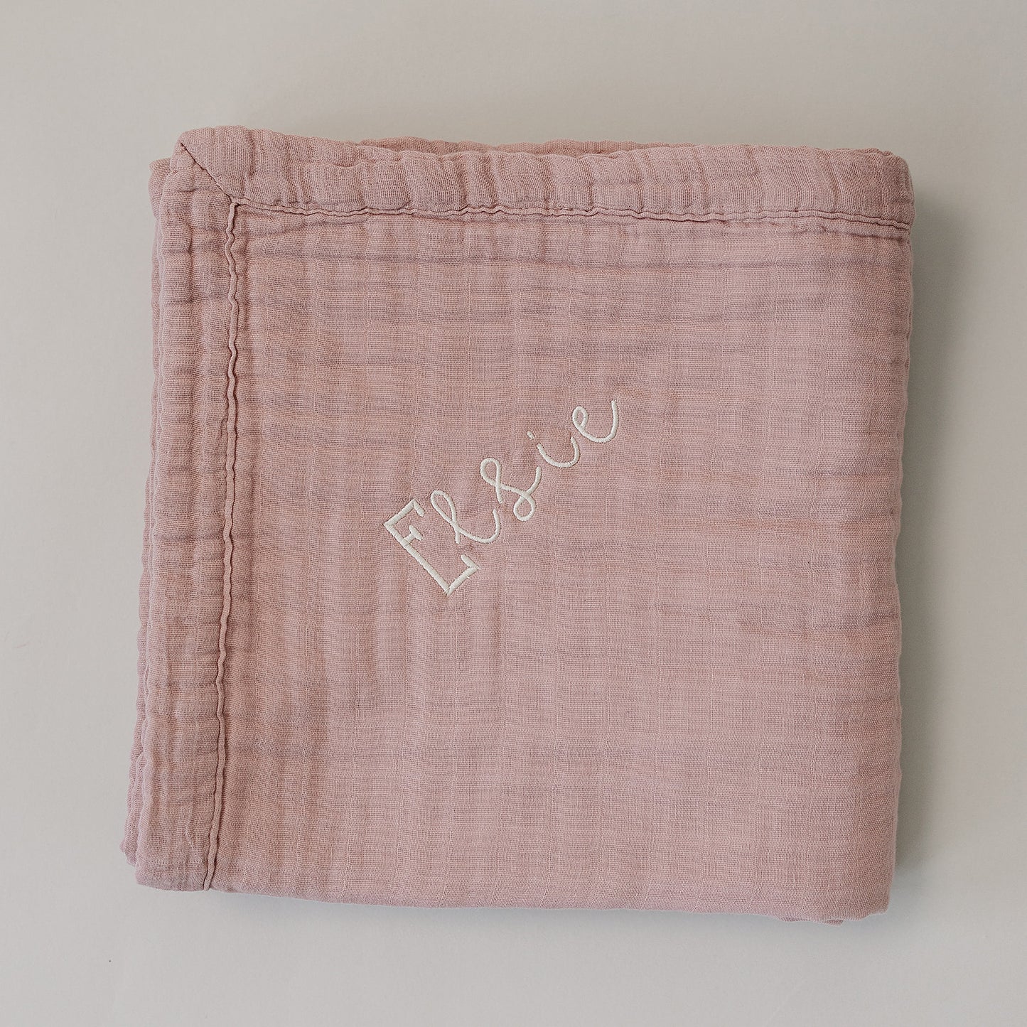 Dusty Rose Muslin Quilt