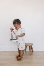 Flag Button Short Set