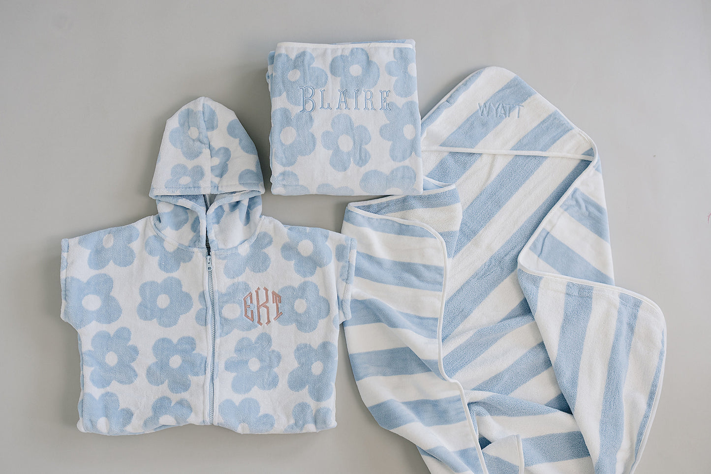 Seaside Stripe Hooded Towel