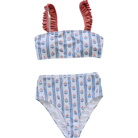 Block Print Floral Women’s Two-Piece