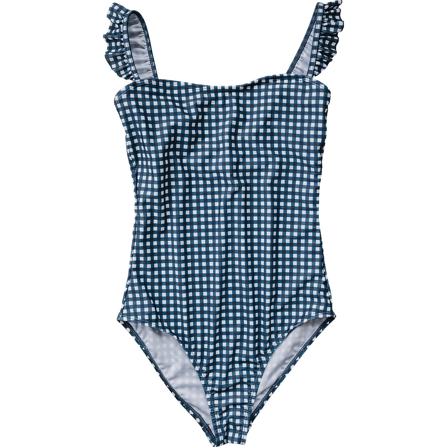 Navy Gingham Women's One-Piece – Mebie Baby