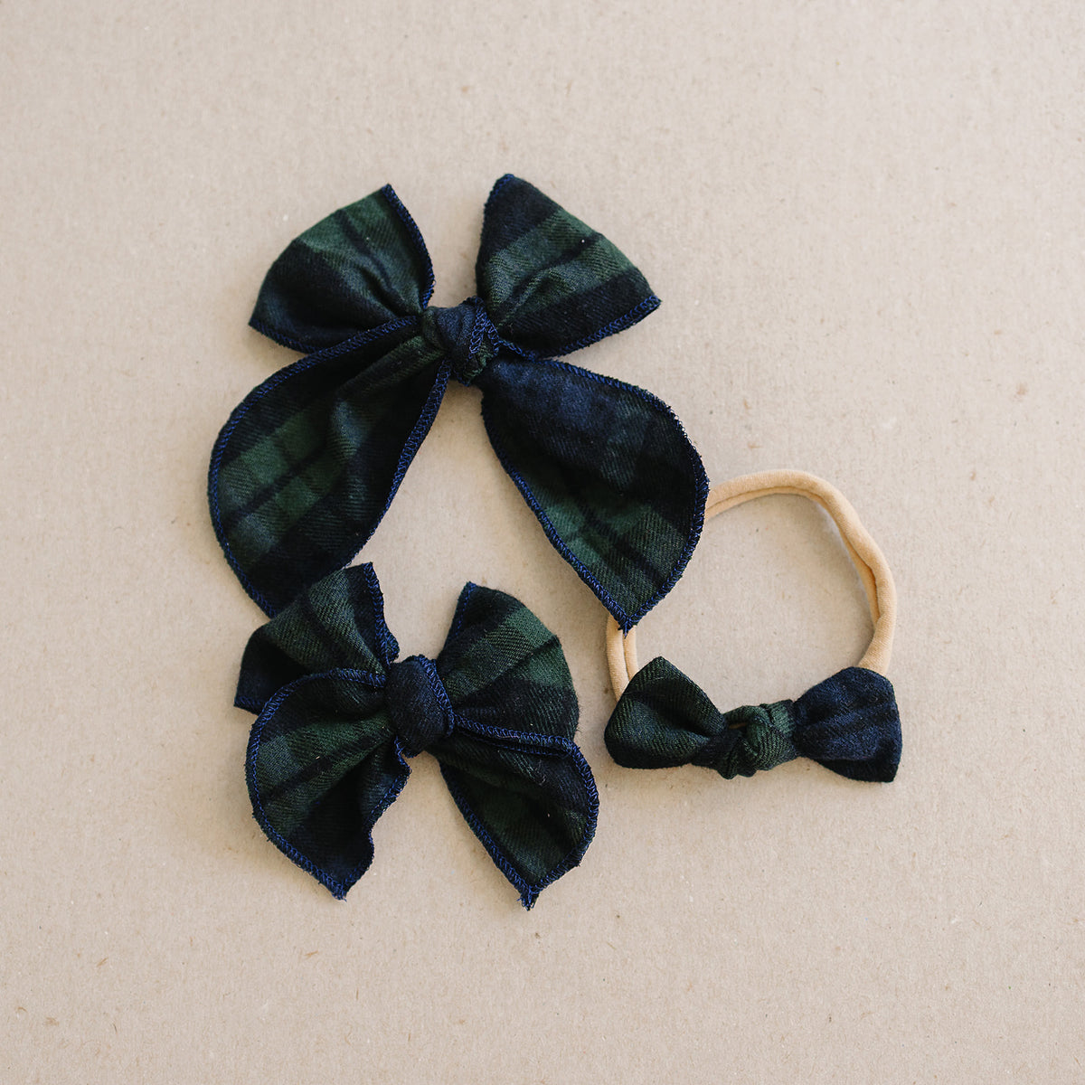 Alpine Plaid Hair Bow