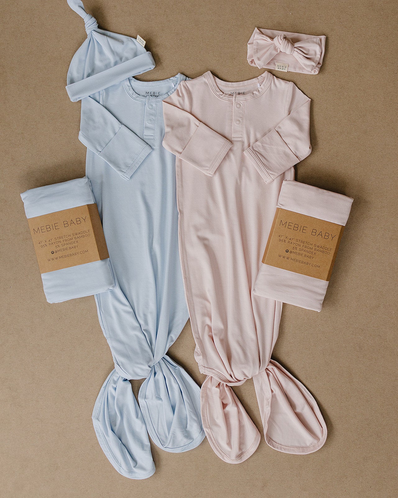 Baby Blue Bamboo Knot Gown