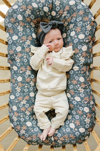 【実物写真有】ANDMARY Bebe ribbon tops ivory ANDMARY】Baby ribbon tops