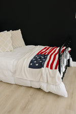 American Flag Plush Blanket